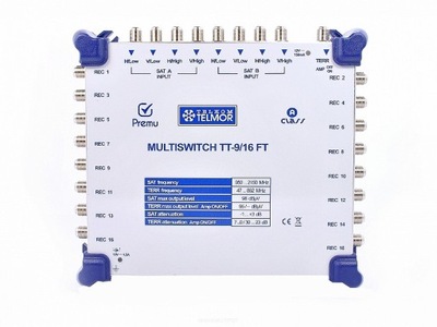 Multiswitch końcowy TT-9/16FT Premu Telkom-Telmor ZOBACZ