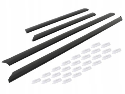 Audi a4 b5 95- накладки дверь нижние набор + клипсы фото №1