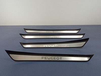 Peugeot 607 накладки накладки порогові комплект фото №1