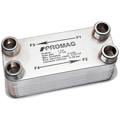 Wymiennik ciepła Promag PGM-1C-27 LB27-1-B/O 35 kW