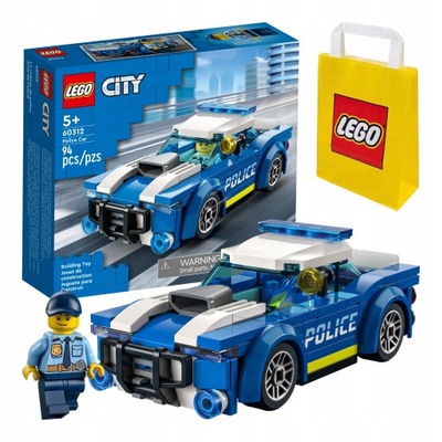 Klocki LEGO City Radiowóz (60312) PREZENT + Torba Prezentowa Lego