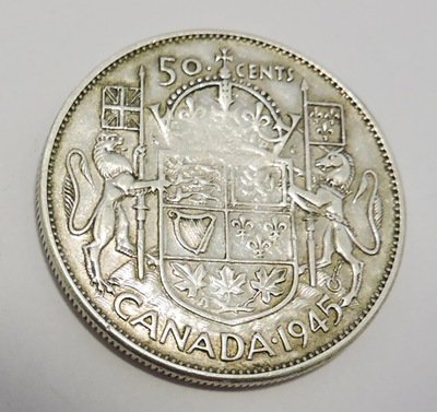 KANADA 50 cents 1945