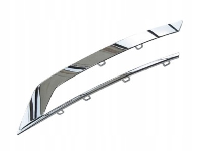 Volvo v90 ii правая решётка молдинг бампера хром оригинальный номер фото №1