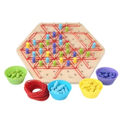 Triangle Board Game Interactive Game Multiplayer Chess for Kids Puzzle