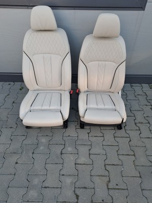 Сидіння заднє сидіння шкіра bmw g07 x7 комплект перед задня фото №1