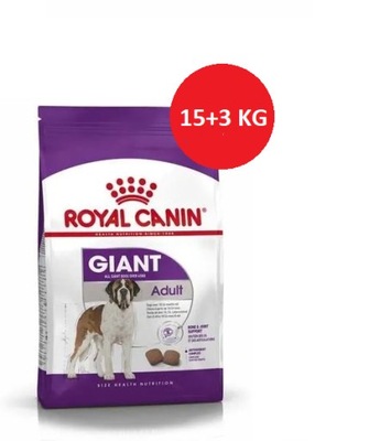 ROYAL CANIN DOG GIANT ADULT 15 KG + 3 KG GRATIS