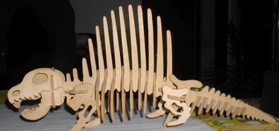 Dinozaur składanka drewniana 3D J010