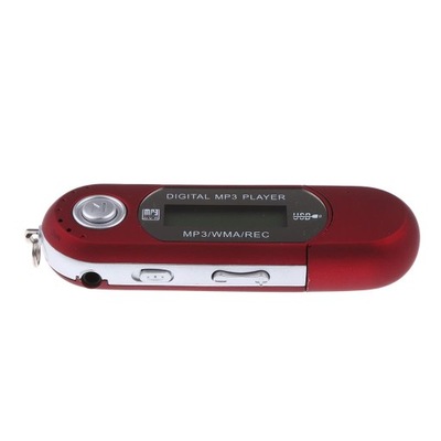 4GB USB2.0 LCD Odtwarzacz MP3 MP4 Czerwony