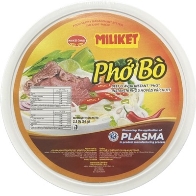 Zupa Pho o smaku wołowiny 65g w misku - Miliket