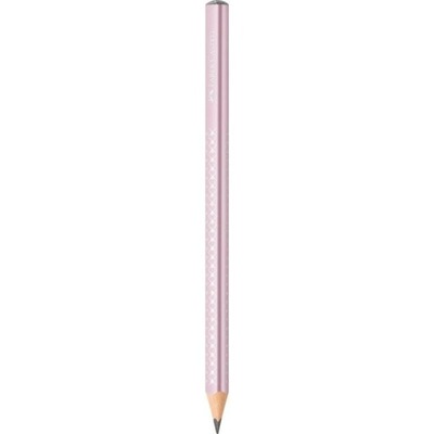 Ołówek JUMBO SPARKLE METALLIC Różowy FABER-CASTELL