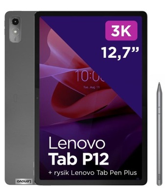 Tablet Lenovo Tab P12 TB370FU 12.7' 8/128GB Wi-Fi Storm Grey + Tab Pen Plus