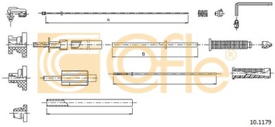 Трос газа citroen xm xsara peugeot 306 partner фото №1