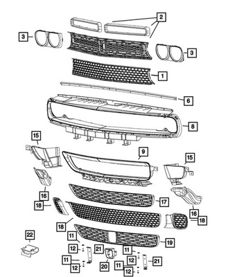 FORRO DE CAPO DODGE CHALLENGER 2008-2024 68051392AB NUEVO JUEGO CON NITAMI  