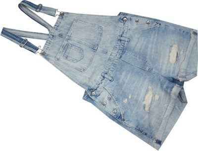 H&M_38_ SPODENKI jeans OGRODNICZKI V136