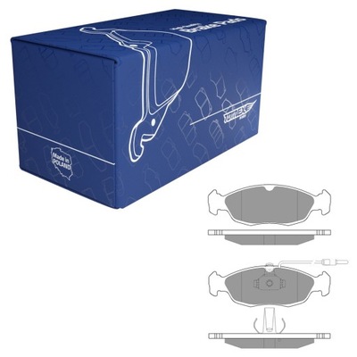 ZAPATAS DE FRENADO - TOMEX BRAKES - TX 11-711 - OS PARTE DELANTERA  