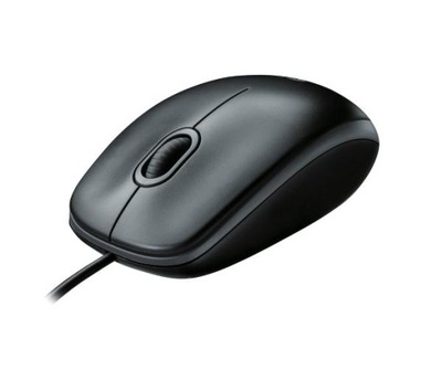 Mysz komputerowa przewodowa Logitech M100 Biurowa USB Szara