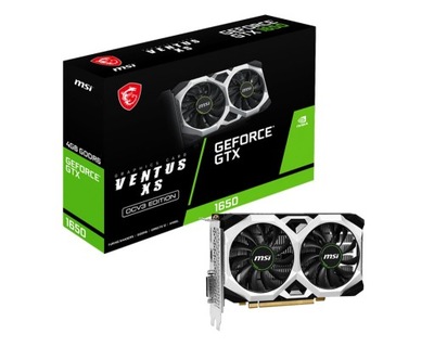 MSI GeForce GTX 1650 4GB DDR6 D6 VENTUS XS 4G OCV3