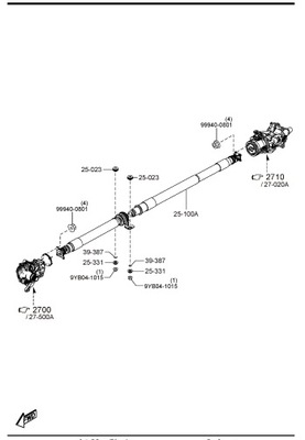 Wał приводной wal приводной mazda cx-30 dm 2019r- новый оригинальный номер фото №1