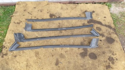 Vw passat cc - прокладка молдинг уплотнитель стекло правый левый задняя фото №1