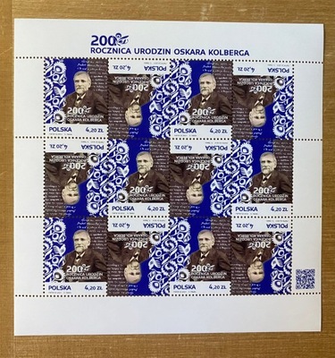 O. KOLBERG, 2014 ROK, Fi. 4510 ** ARKUSZ