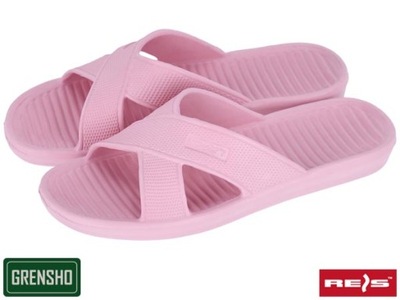 KLAPKI 40 JASNORÓŻOWY na basen