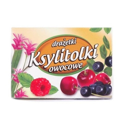 Ksylitolki drażetki owocowe 40 g - AKA