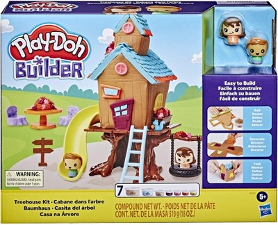 CIASTOLINA Play-Doh Builder domek na drzewie