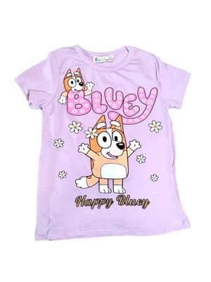 T-shirt dziewczęcy Bluey 122