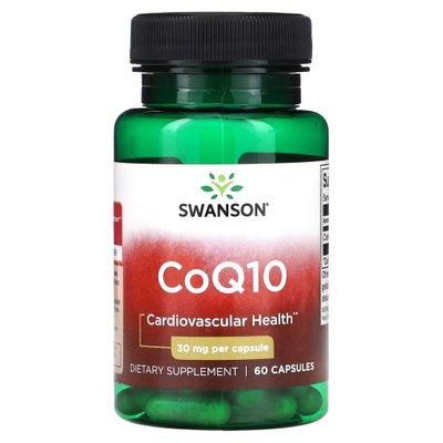 Swanson, CoQ10, 30 mg, 60 Kapsułek