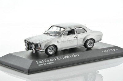 FORD Escort RS1600 Silver 1970 1/43 MINICHAMPS