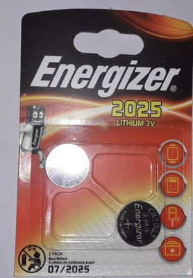 Bateria energizer specjalistyczne CR 2025 2 sztuki