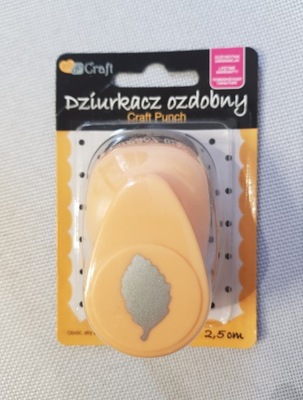 Dziurkacz ozdobny 2,5cm DpCraft JCDZ-110-013 LIŚĆ