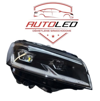 Vw t6.1 лампа перед права full led lift комплектна з модулями idealna фото №1