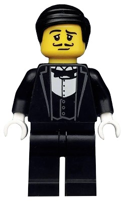 LEGO Minifigures col129 Kelner FIGURKA U