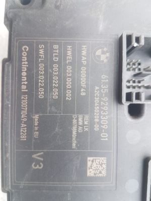 Bmw f20 f30 модуль rem 9293309 фото №1