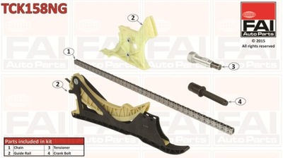 FAI AUTOPARTS TCK158NG JUEGO CADENA DISTRIBUCIÓN  