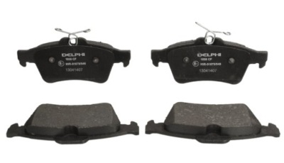 Гальмівні колодки ham. lp1958/del delphi фото №1