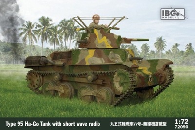 IBG TYPE 95 HA-GO JAPANSE TANK WITH SHORT WAVE 72090 SKALA 1:72