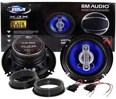 BM ALTAVOCES 350W SKODA FABIA KAROQ OCTAVIA RAPID ROOMSTER SUPERB 1 2 YETI  