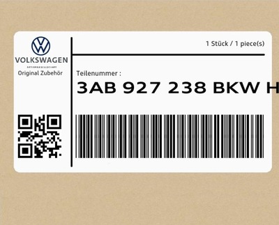 Element obsługowy 3ab927238bkwhs vw cc passat фото №1