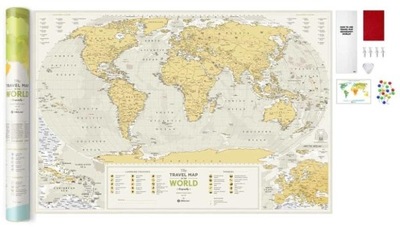 MAPA ZDRAPKA - TRAVEL MAP GEOGRAPHY WORLD