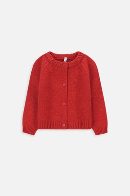 Sweterek dziewczęcy czerwony roz. 98 Coccodrillo