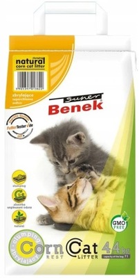 Żwirek Benek dla kota - Kukurydziany 7l / 4,4kg
