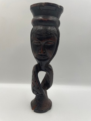 Drewniana rzeźba Afrykańska
