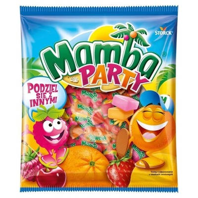 Mamba Party Storck Gumy Guma Rozpuszczalna Mix Smaków Owocowe Cukierki 140g