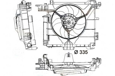 Behr hella вентилятор радіатора smart fortwo cabri фото №1