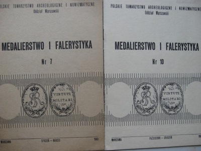 MEDALE Medalierstwo i falerystyka 7 i 10 rok 1983