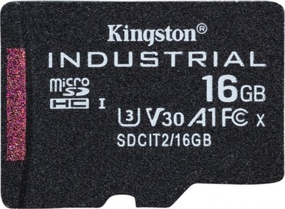 Karta pamięci Kingston Industrial microSDHC 16GB