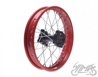 RUEDA PARTE TRASERA 1.85-12 PARA PIT BIKE HONDA CRF50 ROJA  