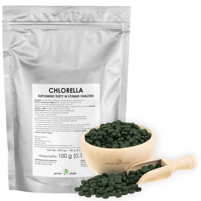 CHLORELLA ALGI chlorella w tabletkach 100g